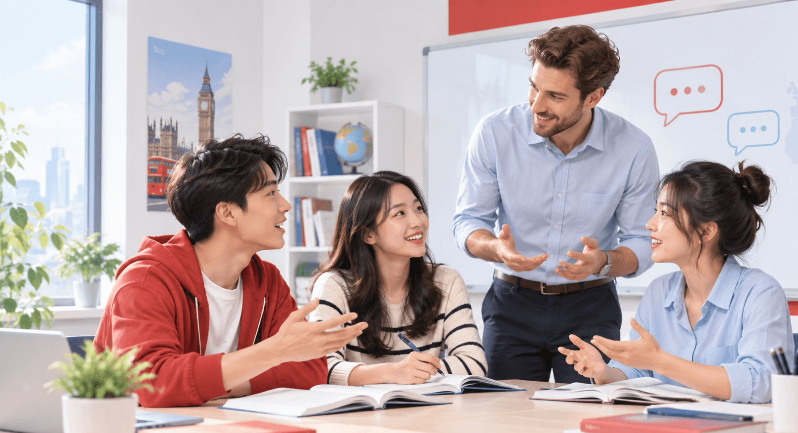 Lớp học LỚP GIAO TIẾP tại Crown English