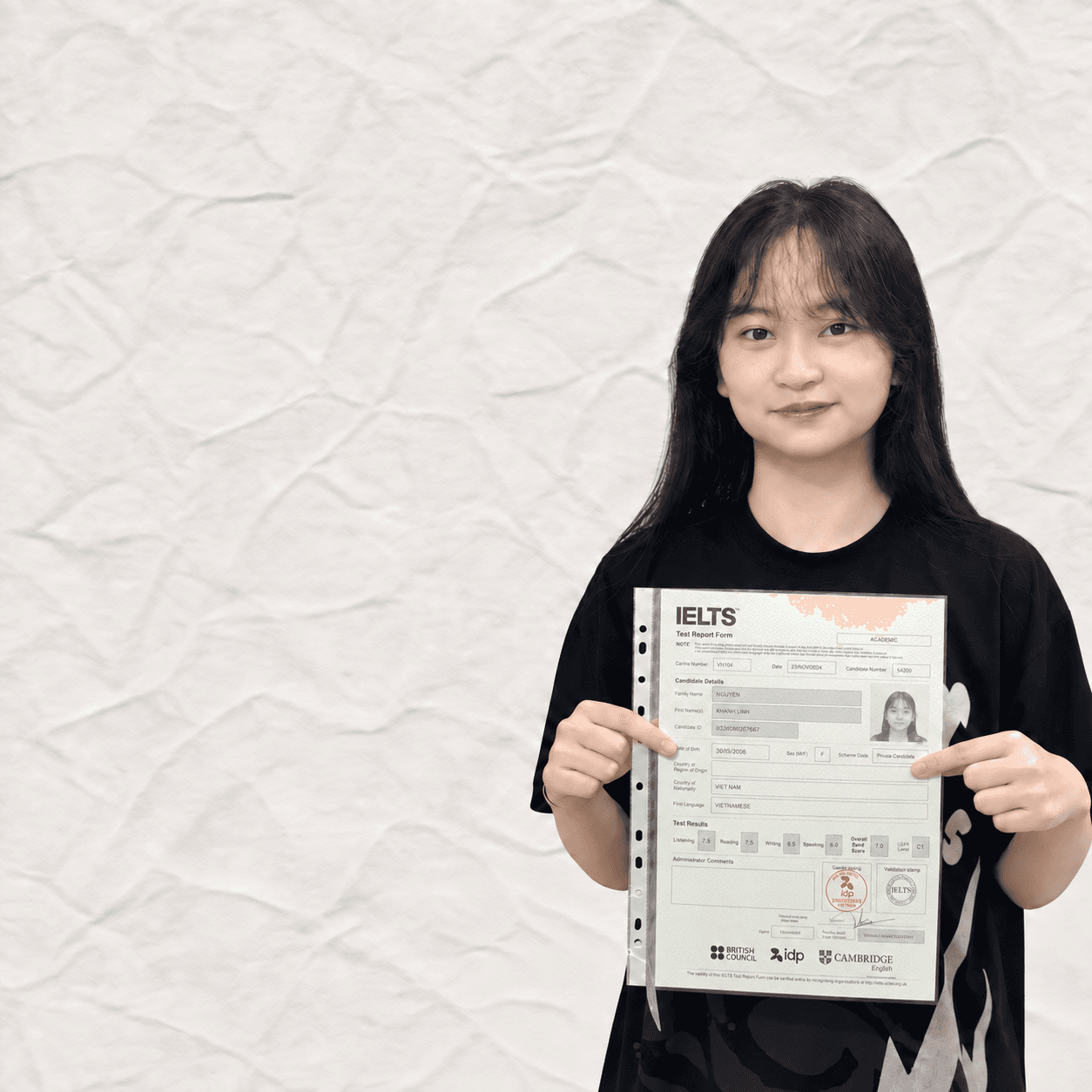 Khánh Linh — IELTS 7.5