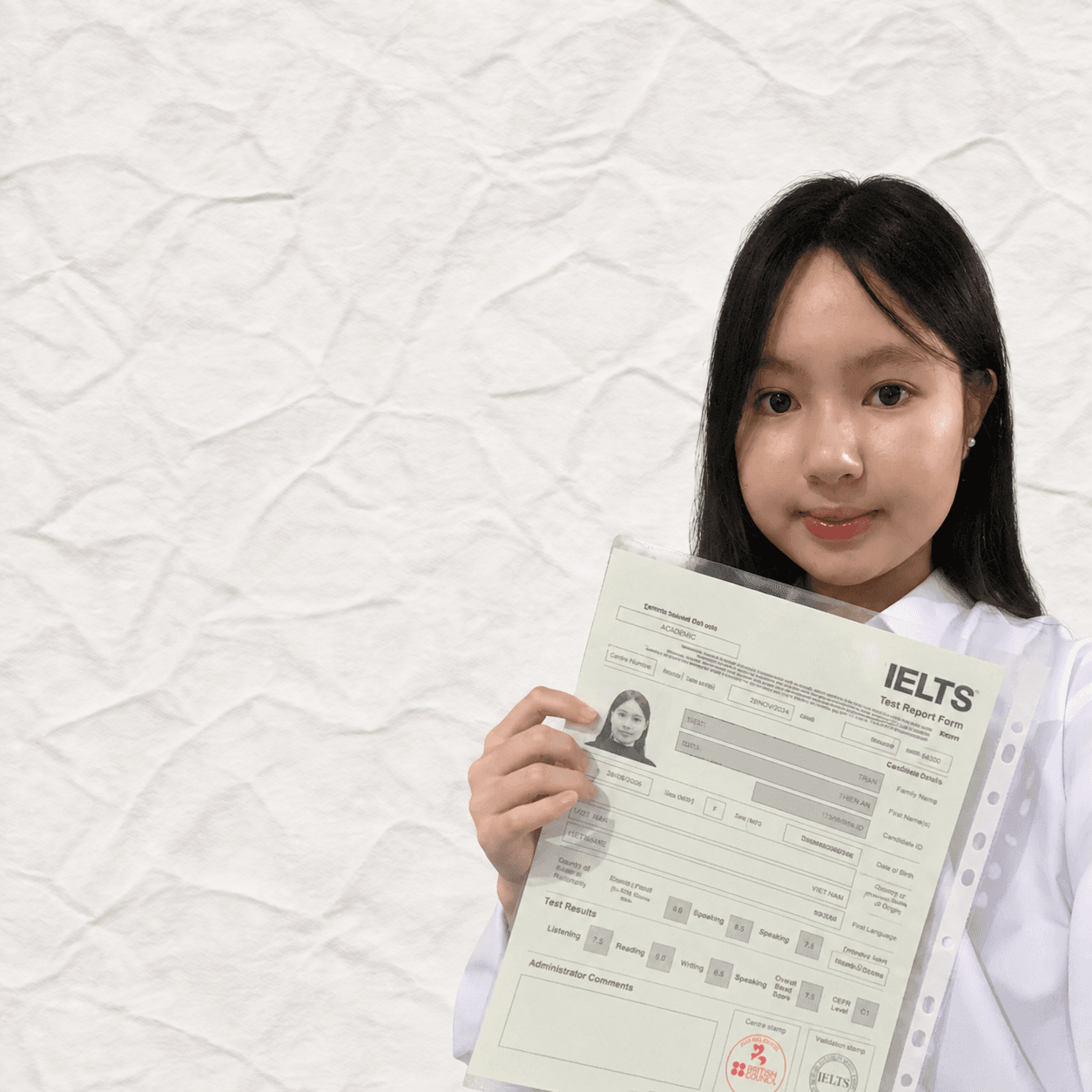 Thiên Ân — IELTS 7.5
