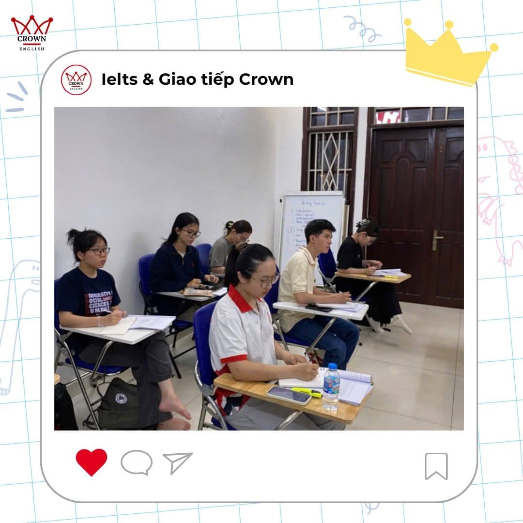 Lớp học tại Crown English